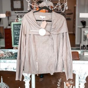 Umgee Suede Motto Jacket